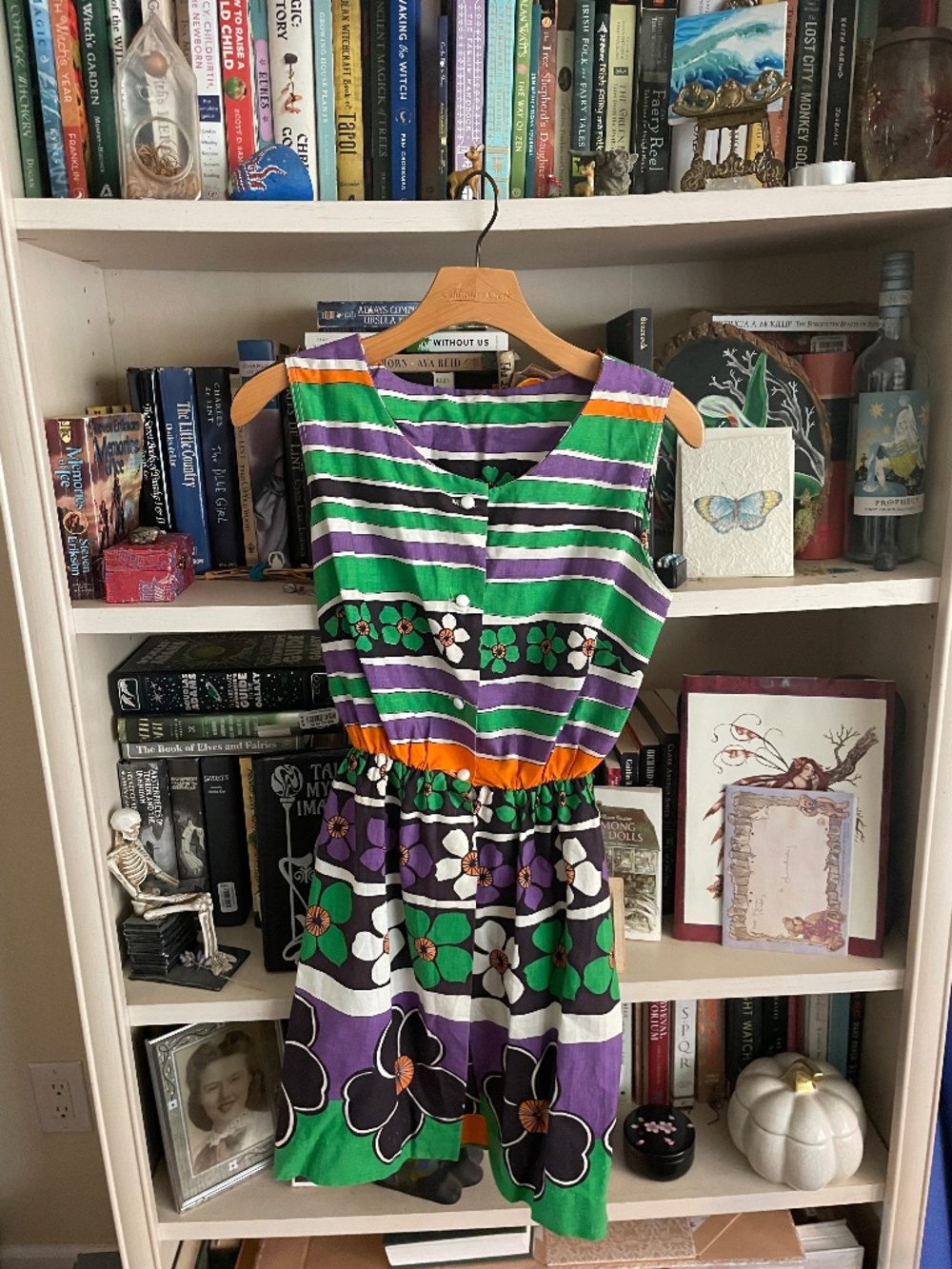 Vintage 60s Button Up Tunic Dress